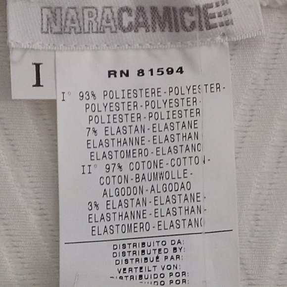 Nara Camicie Woman's White textured long sleeve shirt Italy size I ? - Picture 4 of 7